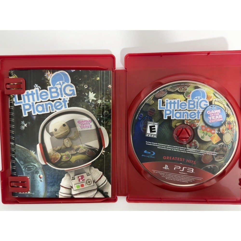 LittleBigPlanet Game of the Year - Sony PS3 - CIB - Greatest Hits NFR - Picture 2 of 7